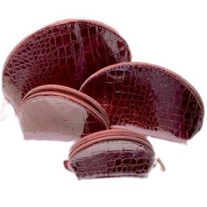 NWOT Four Piece Cosmetic Organizer & Essentials Bag